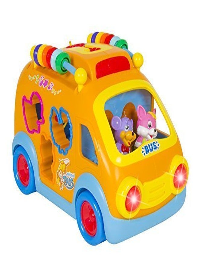 سمارت كرافت لعبة حافلة مدرسية من سمارت كرافت هابي أنيمال، تفاعلية مع الموسيقى - Image 1